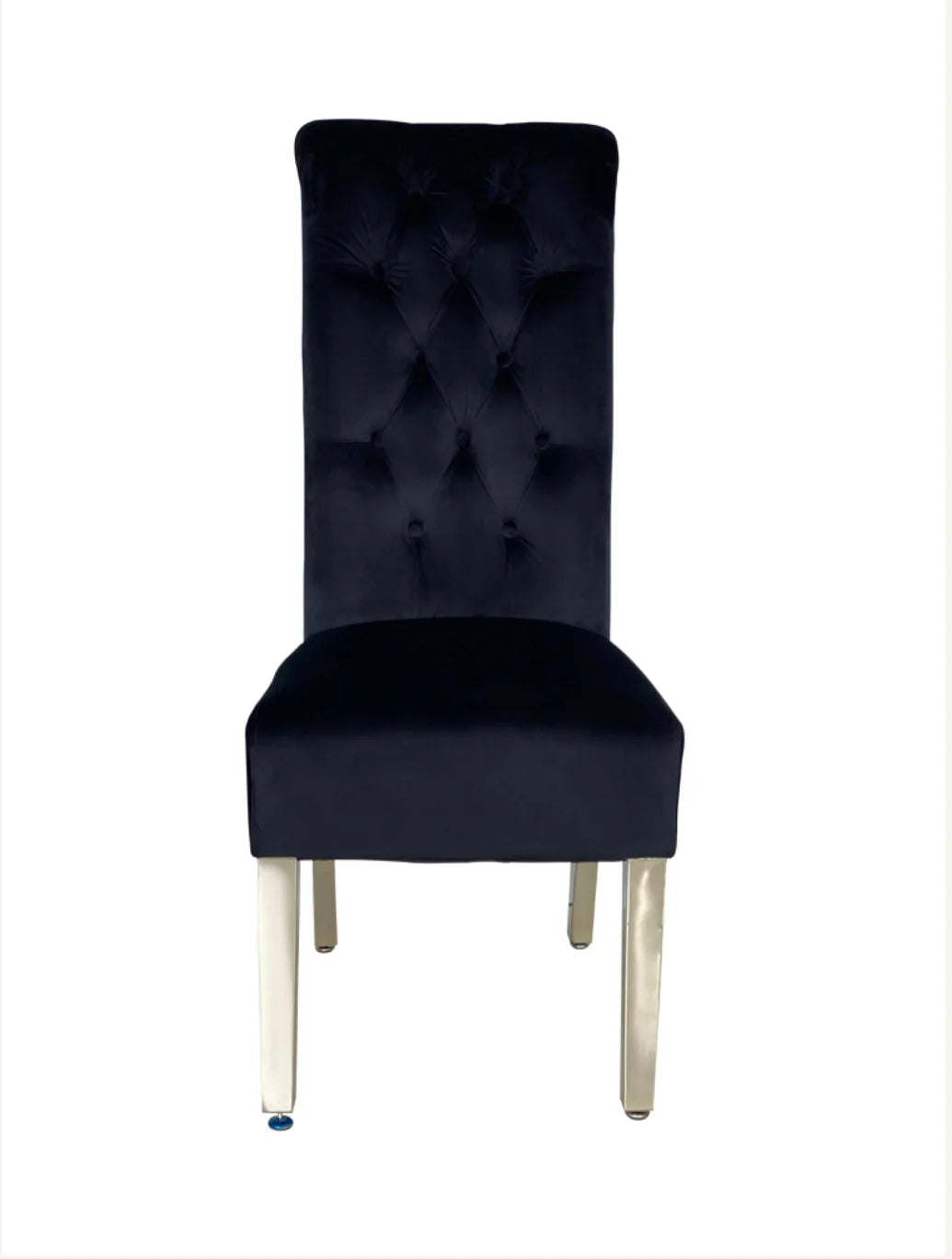 Pair Of 2 Sofia Dining Chair Black Lion Knocker 2