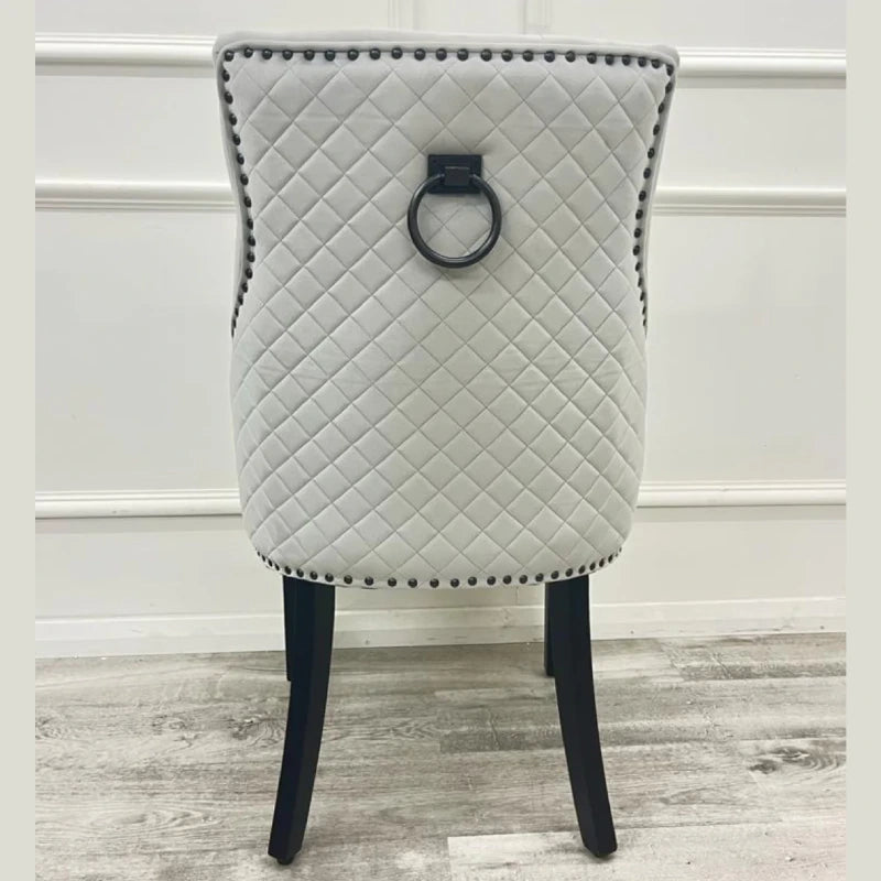 Modern Grey Dining Chairs Set of 6 (1)
