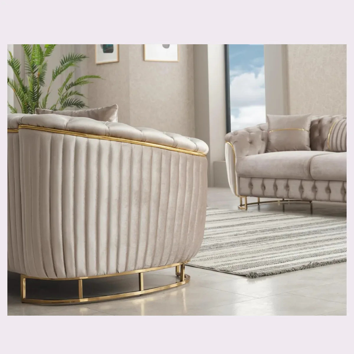cream sofa 2 seater