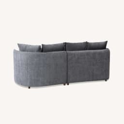chaise sofa rear view