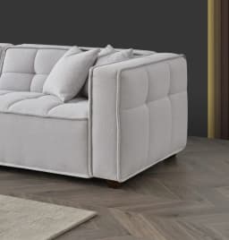 neutral colour sofa - sideview
