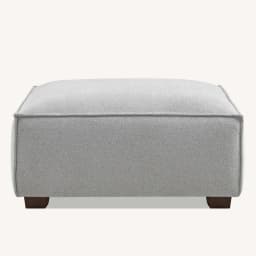 pebble sofa with stool