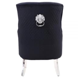 a black bedroom chair