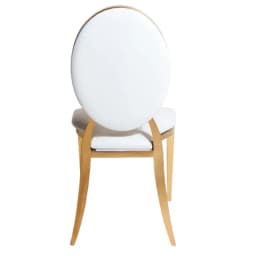 white leather dining chairs