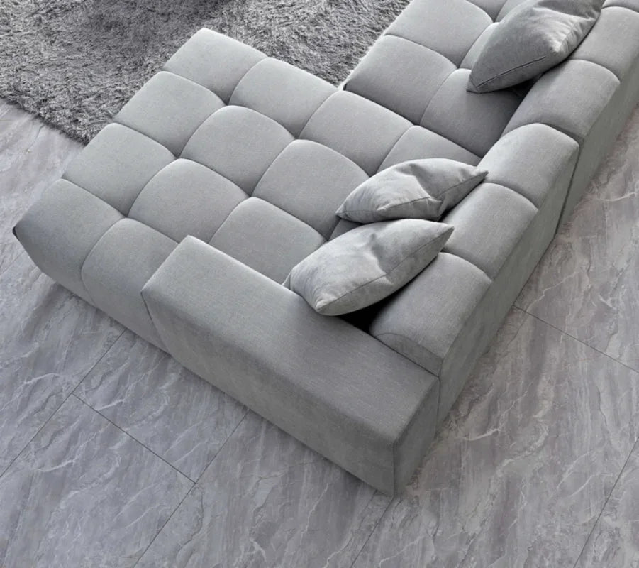 right hand corner sofa angle top view