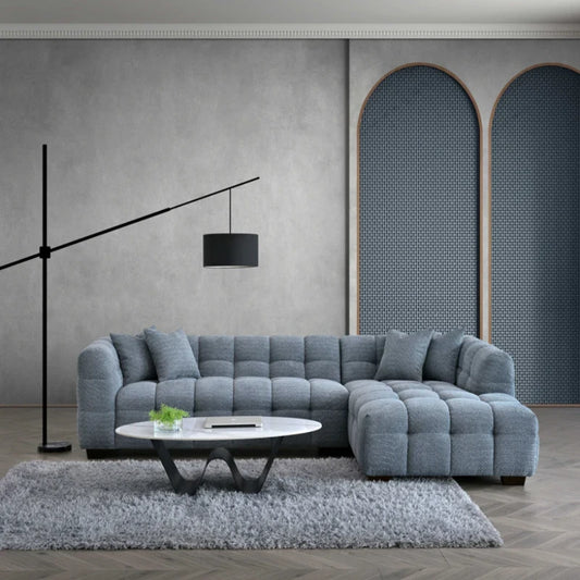 picture of boucle corner sofa