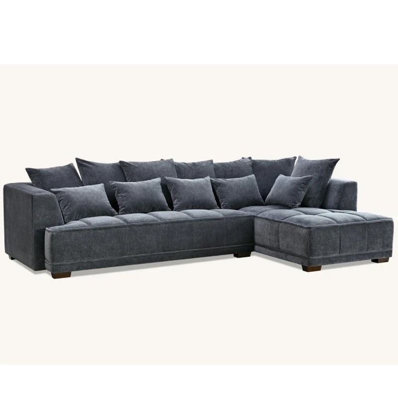 corner velvet sofa