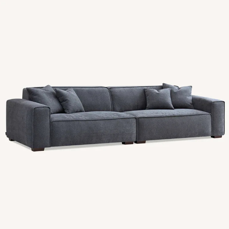 grey sofa set slant view