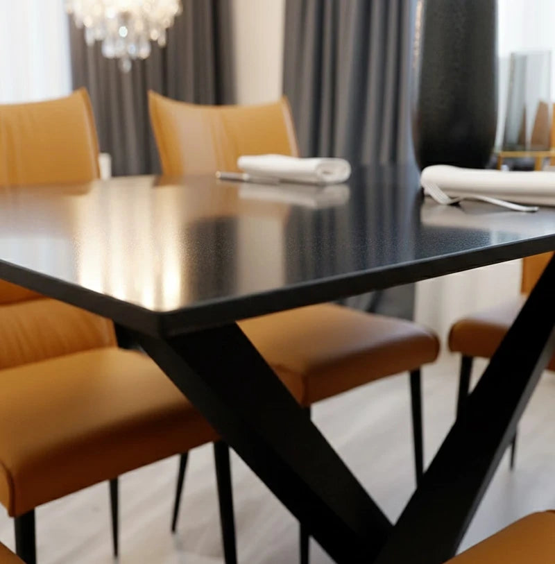 Sintered Stone Dining Table close up