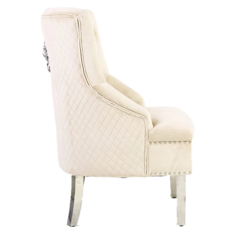 wing chair - side view