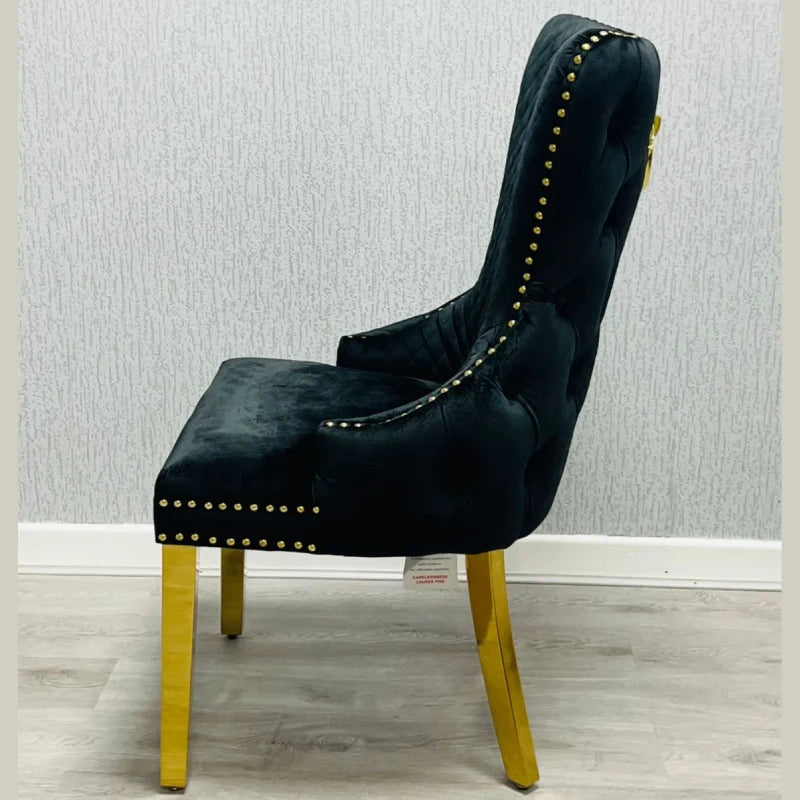 black dining chairs gold legs (1)