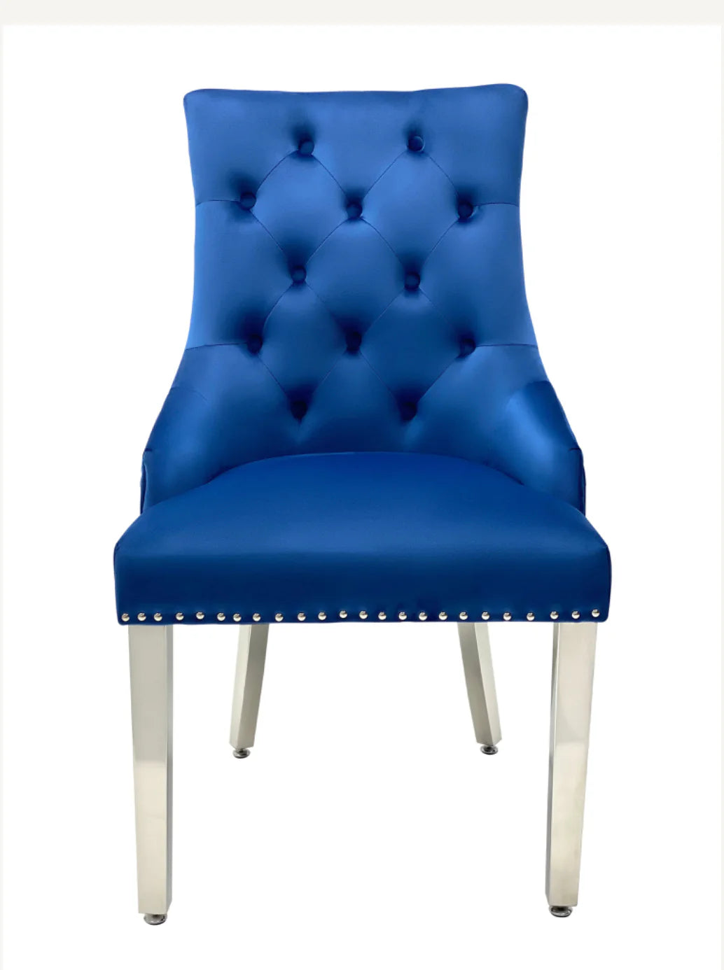 Pair Of 2 Majestic Blue Lion Knocker Chair 2