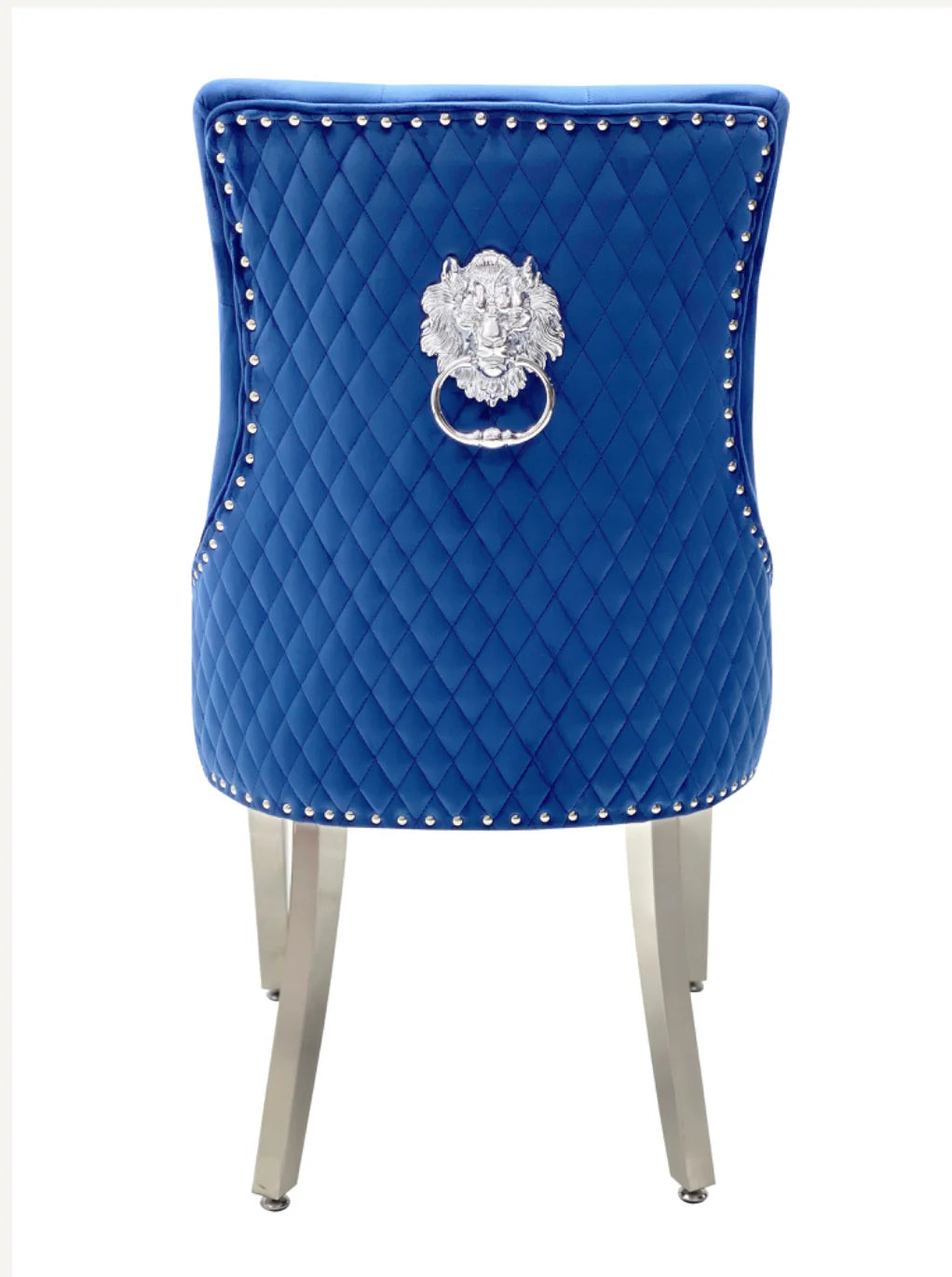 Pair Of 2 Majestic Blue Lion Knocker Chair 5