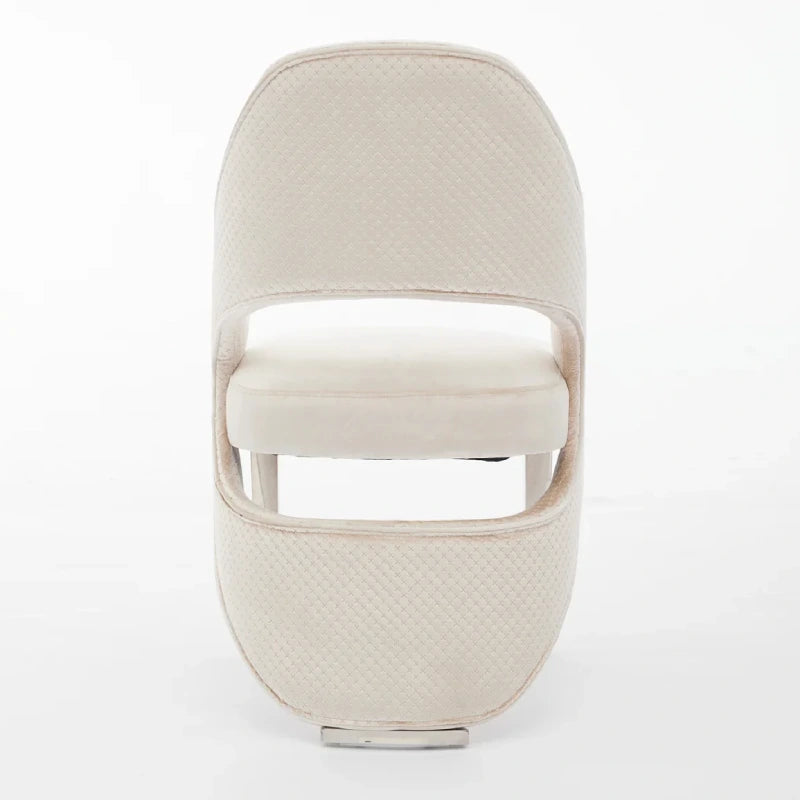 plush velvet dining chairs – back view (1)
