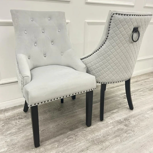 light grey dining chairs