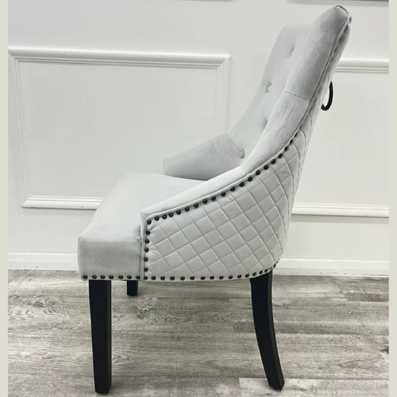 light grey dining chairs with black legs (1)