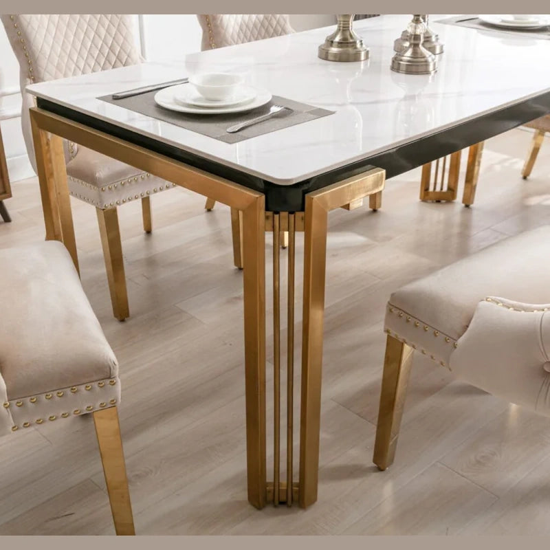 cream and gold dining table (1)