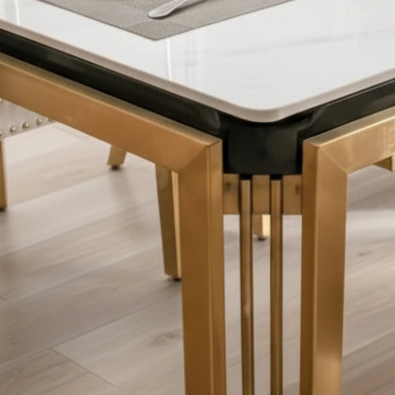cream and gold dining table33