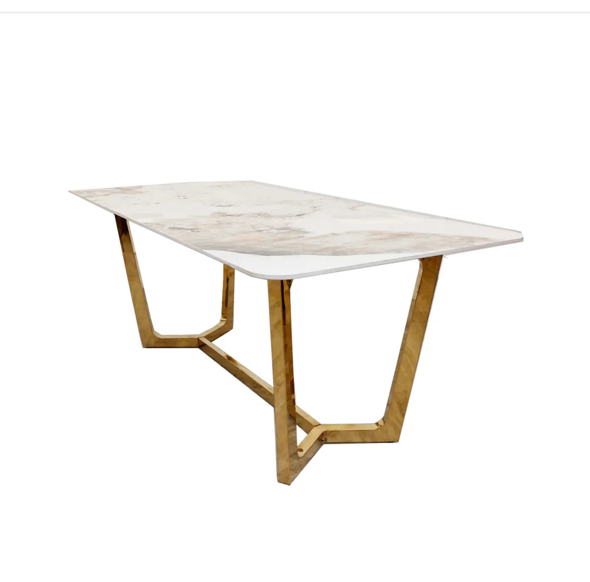 Gold Dining Table with Pandora Gold 5
