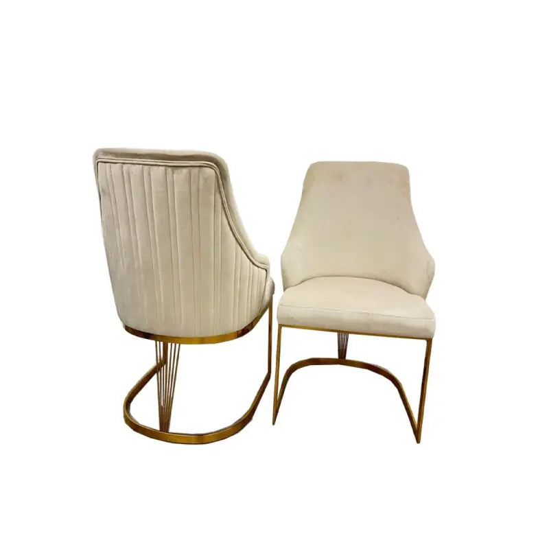 Gold Dining chairs (1)