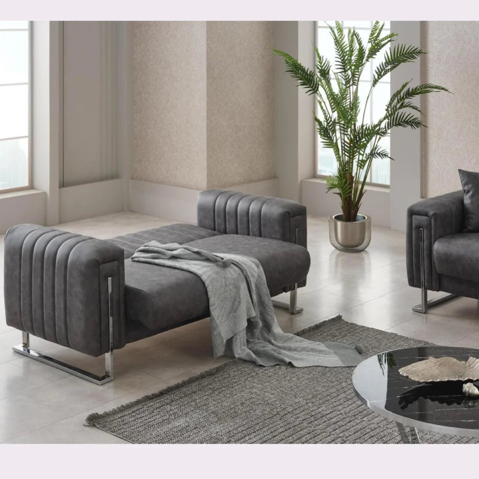 grey click clack sofa bed
