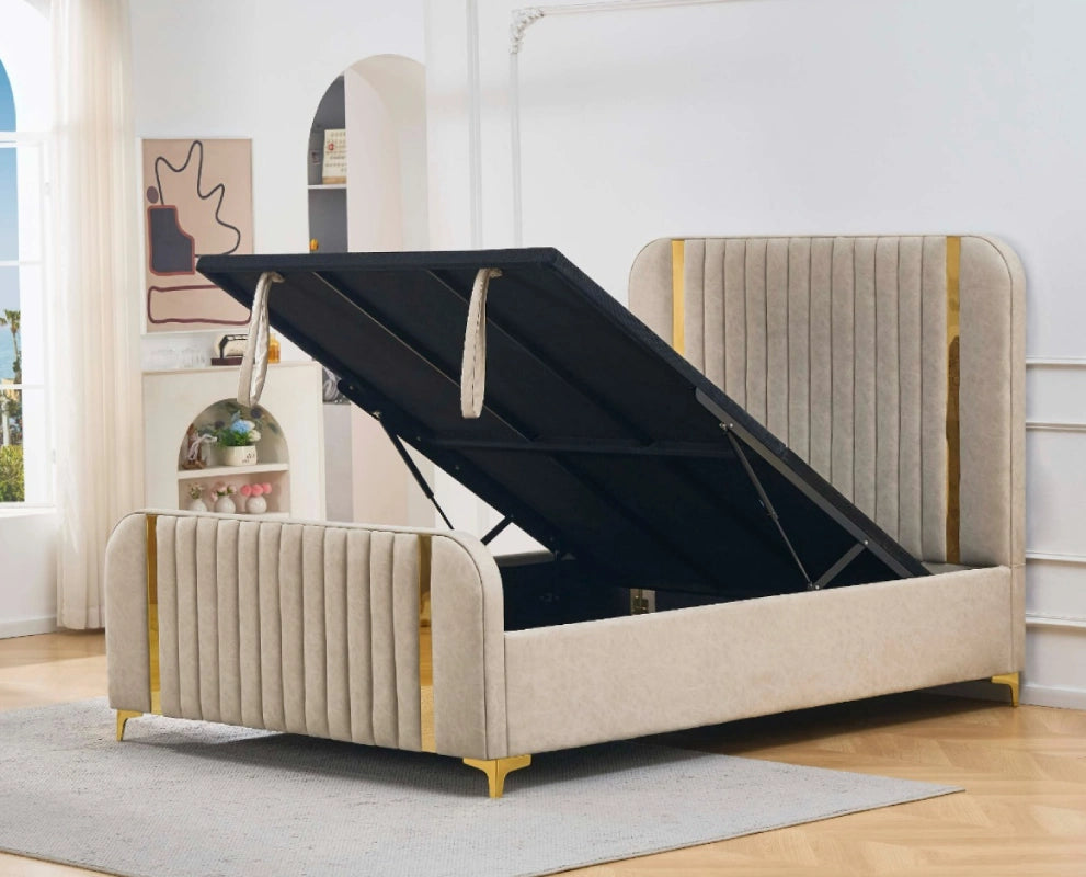 velvet bed