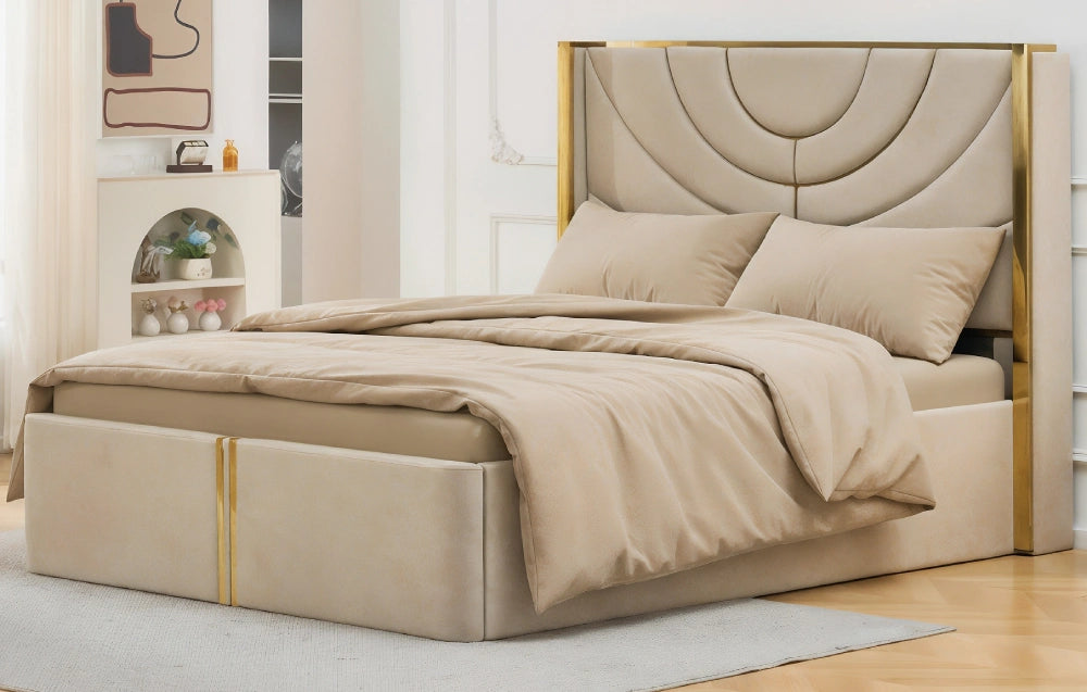 art deco style bed