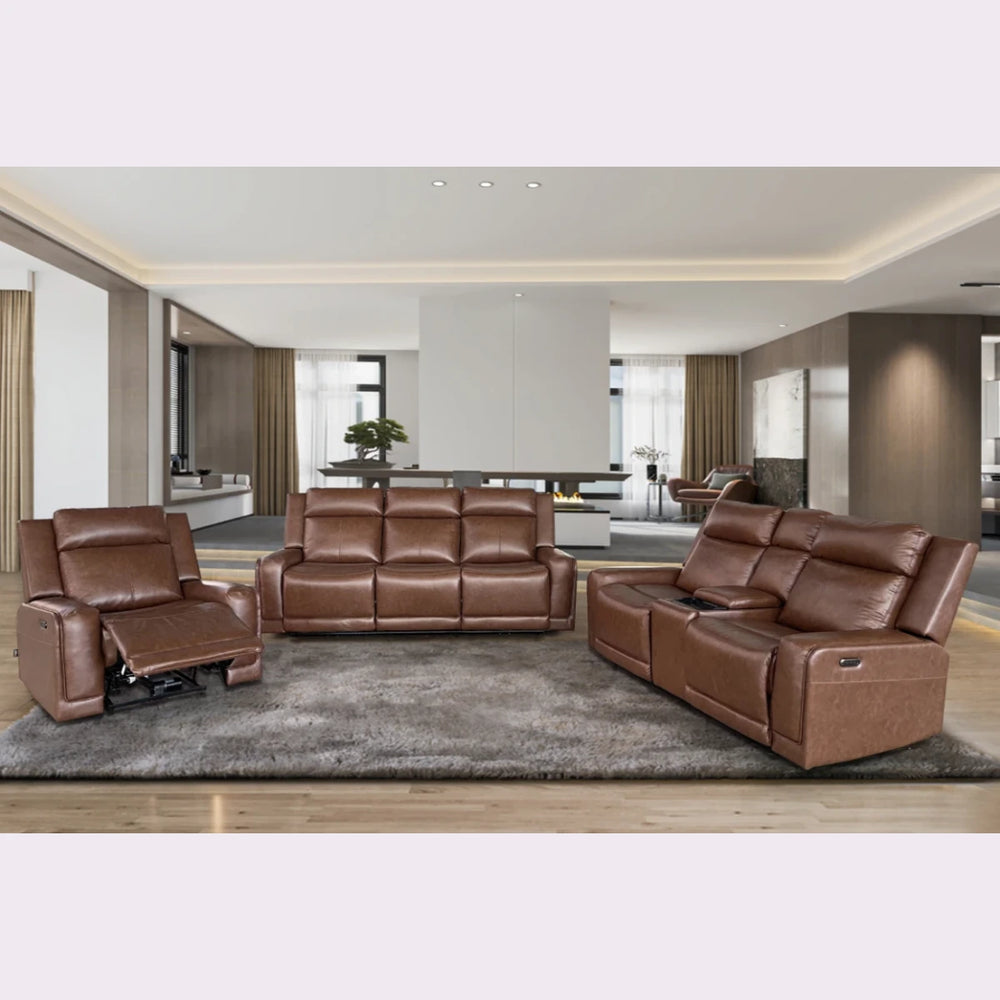 reclining sofa with cup holders