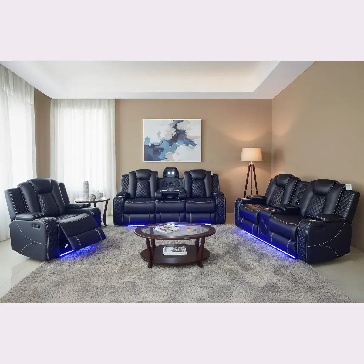 3 and 2 seater leather recliner sofa electric (1) (1)