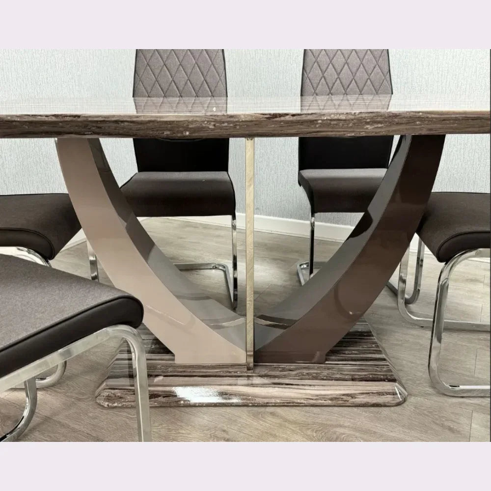 dining table sets marble top (3)