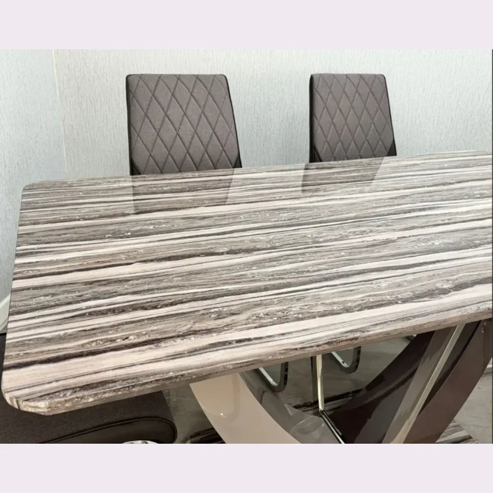 marble dining room table and chairs (1) (1)