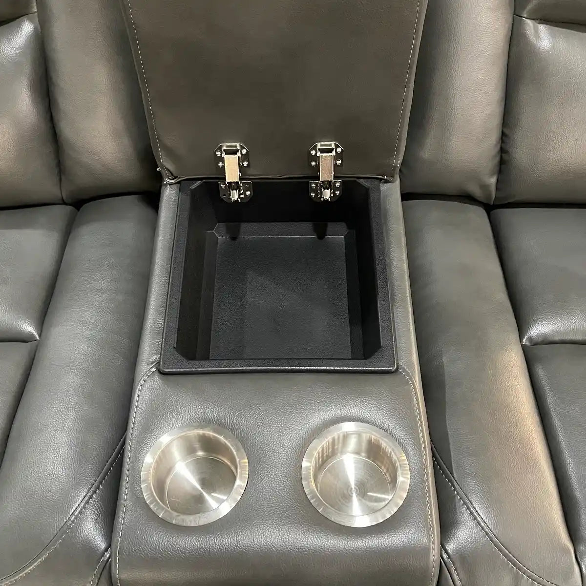 grey recliner sofa set