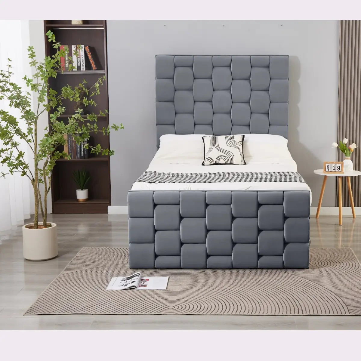 double ottoman storage bed