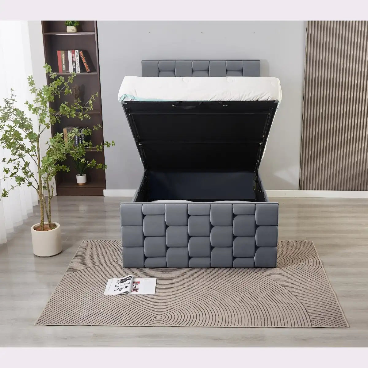ottoman double bed with storage