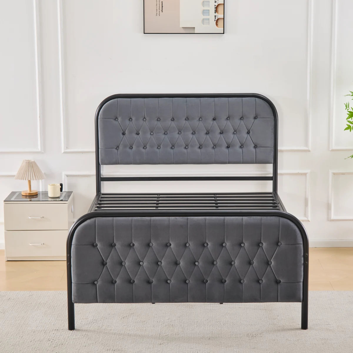 metal bed