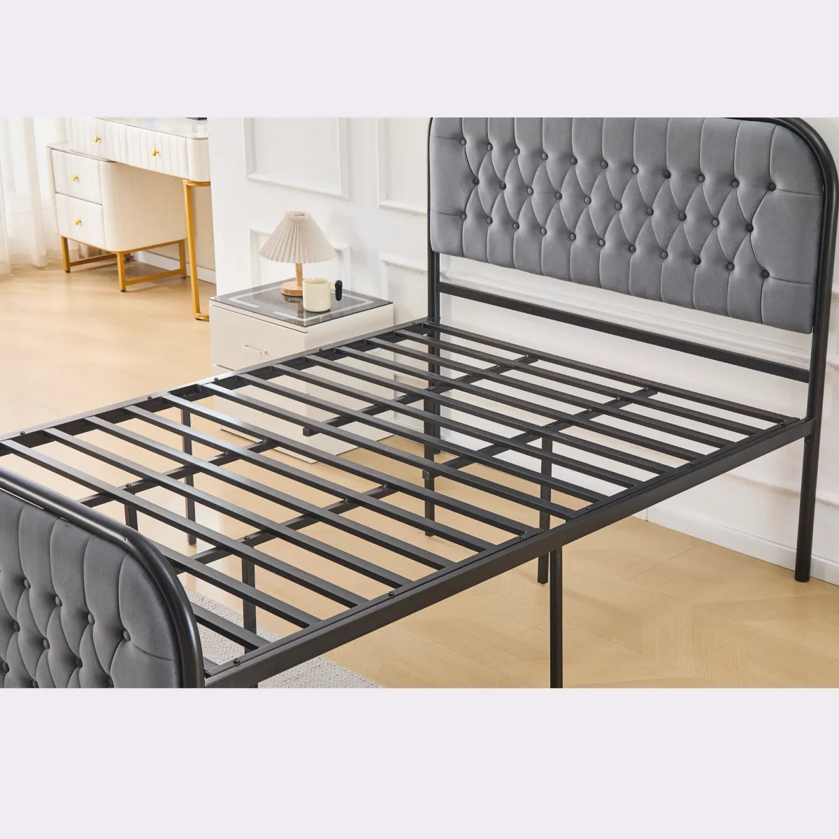 metal double bed frame