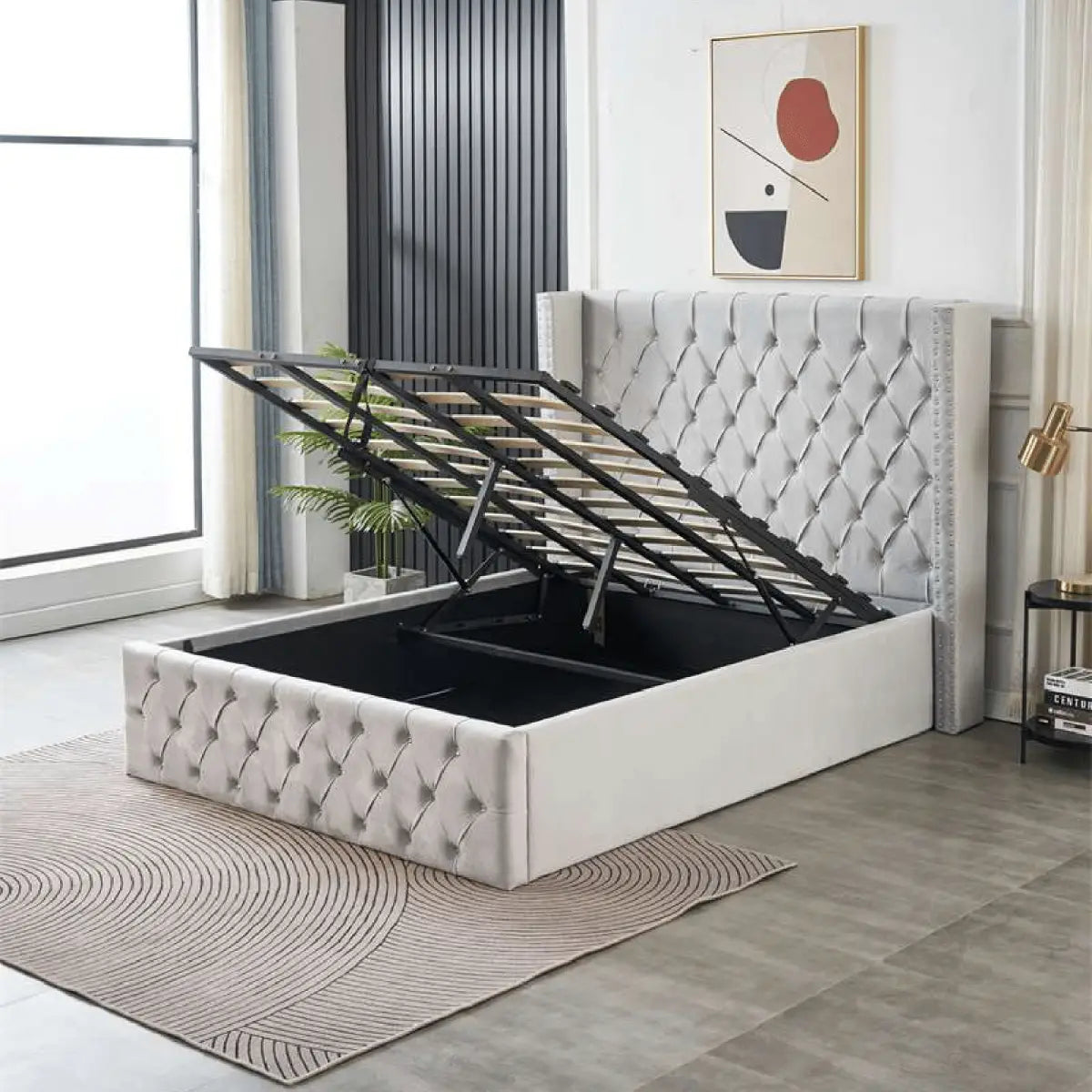 lift up storage bed