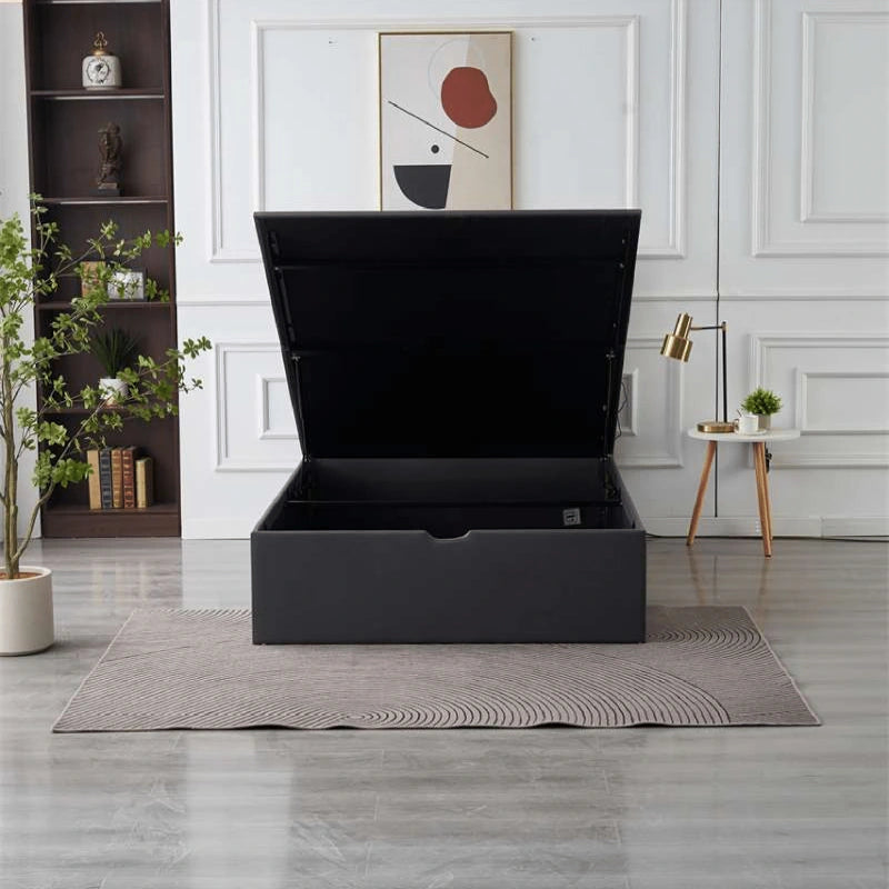 grey led bed