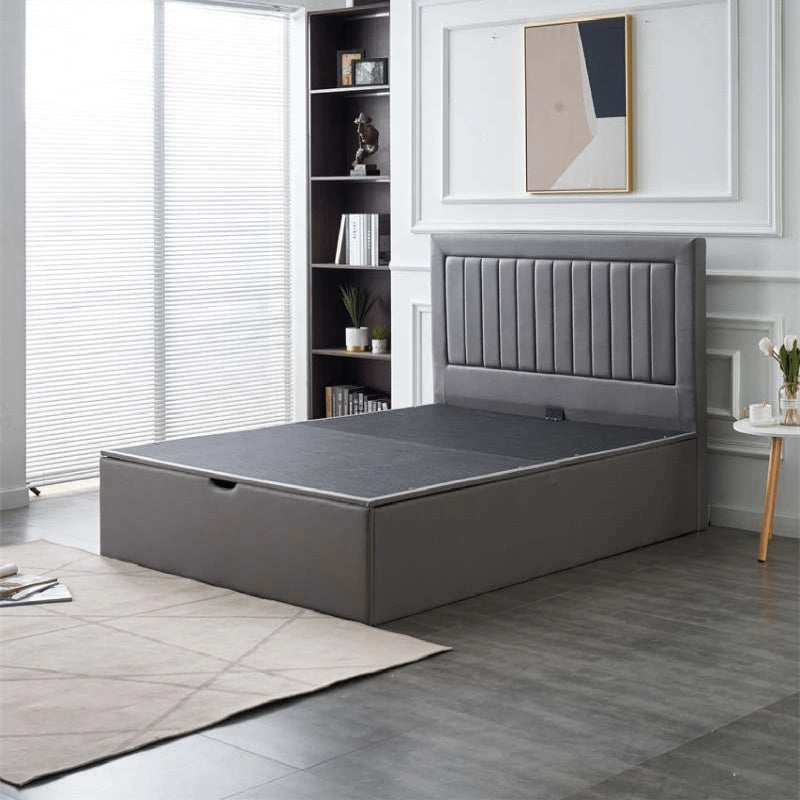 cheap double ottoman beds