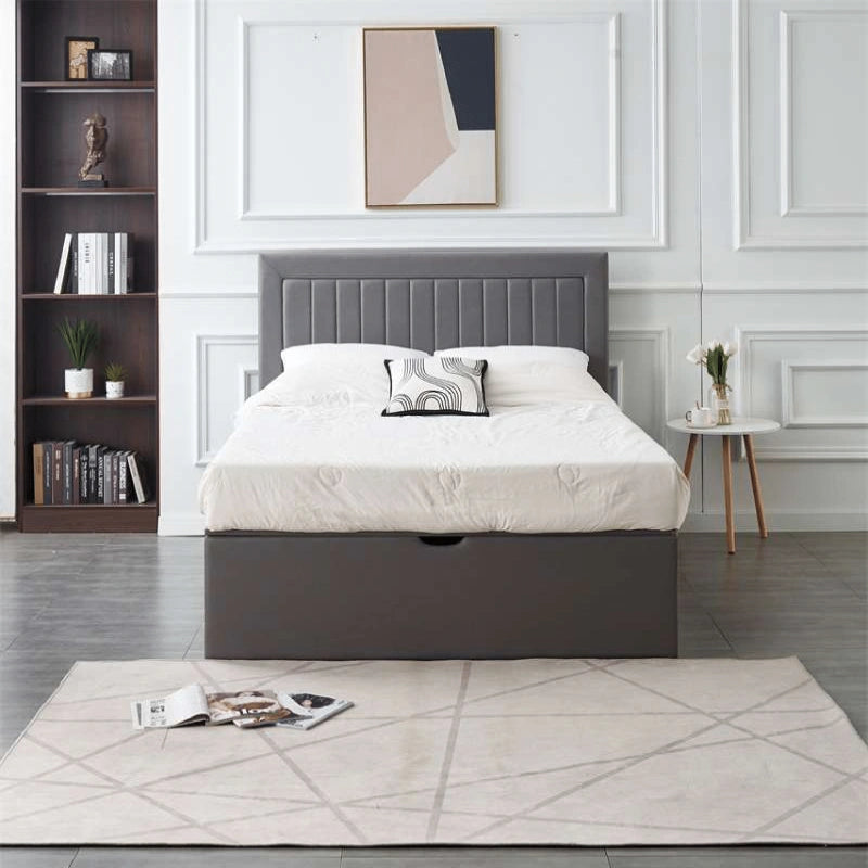 grey ottoman beds double uk