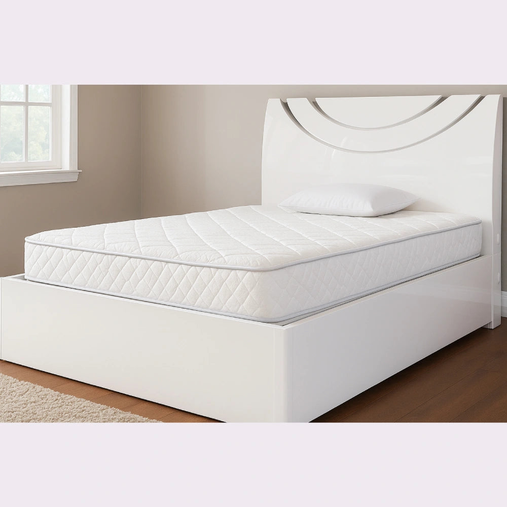 white ottoman bed