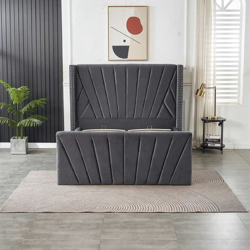 winged ottoman bed