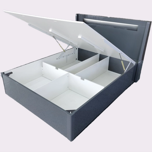 led double bed frame