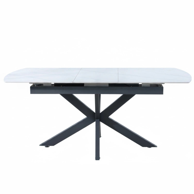 extendable dining table white