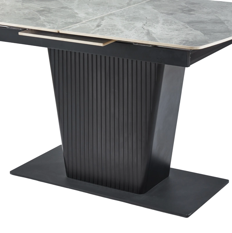 rectangle pedestal dining table