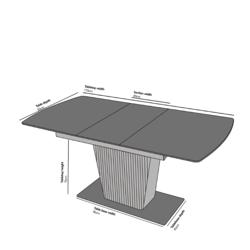rectangular pedestal dining room table